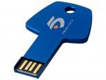 Clé USB publicitaire forme clef - Bleu - 4 Go