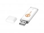 Clé USB publicitaire plate - BLANCHE 2 Go