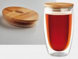 Gobelet Publicitaire Verre couvercle bambou - GD PADOVA70