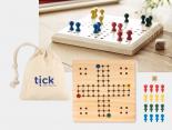 Jeu Publicitaire solitaire bois - EDUCA35