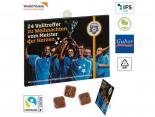 Calendrier de l'avent Publicitaire carré chocolat sport - SPCL24