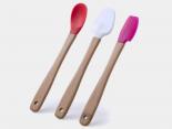 Spatule de cuisine Publicitaire bois silicone - WDST22