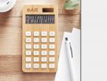 Calculatrice Publicitaire Bois bambou - BBCL48