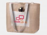 Sac Jute Publicitaire poche avant 48 x 35 x 15 cm - SCJT24