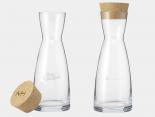 Carafe verre Publicitaire bouchon liège 1 Litre - LGCF11