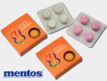 Mentos Publicitaire blister 4 bonbons mentos - MTBS40