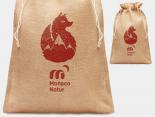 Grand sac jute Publicitaire 30 x 47 cm - BGJT47