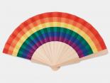 Eventail Publicitaire arc en ciel rainbow pride - GLADJE23