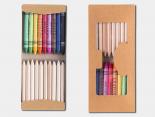 Boîte crayons couleurs cire Publicitaire 19 pièces - LORI19