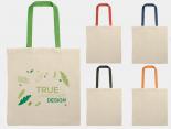 Tote Bag Publicitaire sac coton poignées couleur - LUCA38