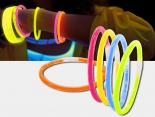 Bracelet Lumineux fluo multicolore - vente en gros - DAN21