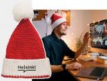 Bonnet de Père Noël Publicitaire tricoté - KEMI23