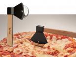 Coupe Pizza Publicitaire bois en forme de hache - ALBERT22