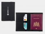 Protège Passeport Publicitaire feutrine noir - VISA16