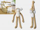 Peluche Singe Publicitaire longs bras - LUCIEN11