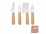 Set de 3 couteaux à fromage personnalisés avec fourchette CHEEZY31