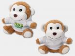 Peluche singe publicitaire avec sweat - MONKY75