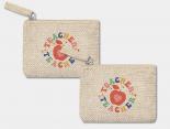 Porte-Monnaie Publicitaire en Polyester Effet Naturel - PMPN10
