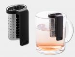 Infuseur à thé inox avec support ABS recyclé personnalisable - THEC44
