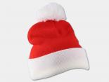 Bonnet de Noël publicitaire tricoté avec pompon - BXMAS25