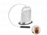 Infuseur à thé inox en forme de sachet avec coupelle - INFCO248