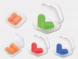 Bouchons oreilles publicitaires en boite plastique - BOP56