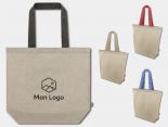 Sac publicitaire grand format coton recyclé - 45 x 41 x 13 cm - CCBG45
