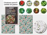 Carte papier ensemencé personnalisé A6 - PAPGRAINA6