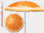 Parasol publicitaire orange 150 cm - PAROR12