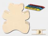 Tirelire Ours Ourson publicitaire en bois à personnaliser - BEAR46
