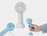Ventilateur publicitaire rechargeable portatif USB-C - VPOR28