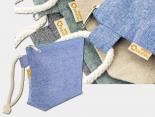Trousse de toilette publicitaire en coton recyclé chiné - RECY68