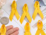 Ruban Or cancer enfant Pins Septembre en Or vente en gros - RBY-DORE01