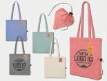 Sac cabas pliable publicitaire en coton recyclé - SPCR28