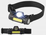 Lampe frontale publicitaire rechargeable 1200 mAh LED et COB - 18229