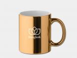 Mug publicitaire doré métallisé 300 ml en céramique - 18235