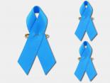 Ruban Bleu Ciel Cancer Prostate avec Épingle - Vente en Gros - 18249
