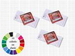 Pochette PMU PVC Blanc Publicitaire Personnalisé Quadri