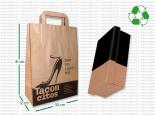 Sac en papier Kraft Recyclé Brun Havane