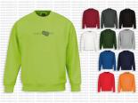 Sweater molleton - bleu blanc rouge vert orange gris