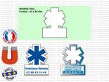Magnet Publicitaire Ambulance -  Magnets Made in France