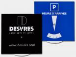 Disque Stationnement Zone Bleue Publicitaire - Artisans - ATDS16