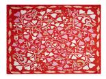 Cacharel - Foulard soie Fairy Garden red