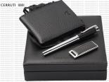 Nino Cerruti 1881 - Stylo roller Escape + Clé USB Escape + Portefeuille-cartes Escape