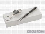 Nina Ricci - Stylo roller Crocus + Porte-clefs Crocus