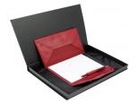 Jean-Louis Scherrer - Ecritoire A5 Bourgogne + Stylo roller Bourgogne burgundy