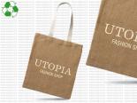 Tote Bag Toile de Jute Publicitaire - 38 x 40 cm - TBJT82