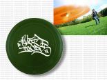 Impression Frisbee Vert Publicitaire Pas Cher - GALWAY21