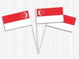 Drapeau Singapour - Drapeau singapourien Pas Cher Papier