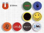 Magnet Publicitaire Rigide Rond Pas cher - 30 mm